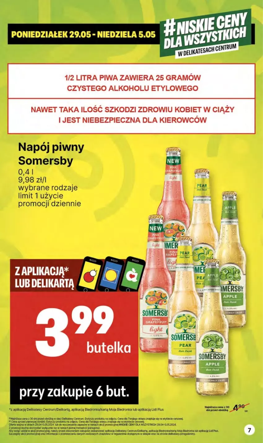 Gazetka promocyjna Delikatesy Centrum - NOWA GAZETKA Delikatesy Centrum od 2 maja! 2-8.05.2024 - ważna 02.05 do 08.05.2024 - strona 7 - produkty: Dron, Napój, Rama, Rum, Somersby, Tran