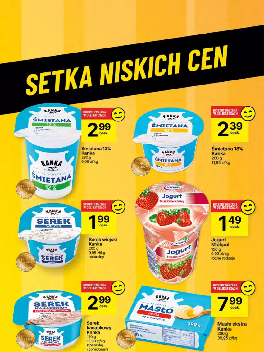 Gazetka promocyjna Delikatesy Centrum - NOWA GAZETKA Delikatesy Centrum od 20 lutego! 20-26.02.2025 - ważna 20.02 do 26.02.2025 - strona 47 - produkty: Jogurt, Masło, Ser, Serek, Serek wiejski