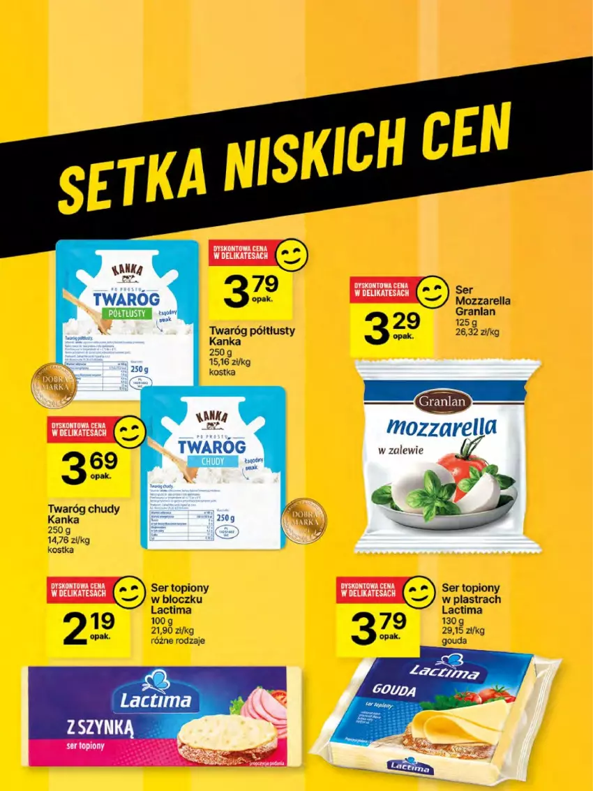 Gazetka promocyjna Delikatesy Centrum - NOWA GAZETKA Delikatesy Centrum od 20 lutego! 20-26.02.2025 - ważna 20.02 do 26.02.2025 - strona 49 - produkty: Gra, Mozzarella, Ser, Ser topiony, Top, Twaróg, Twaróg chudy, Twaróg półtłusty