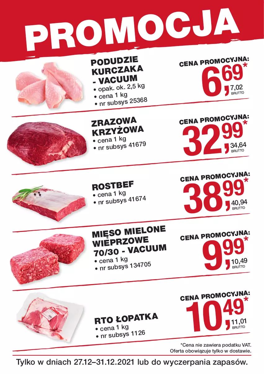 Gazetka promocyjna Makro - [Oferta specjalna] Dostawa - TOP20 produktów - ważna 27.12 do 31.12.2021 - strona 2 - produkty: Kurczak, Rostbef