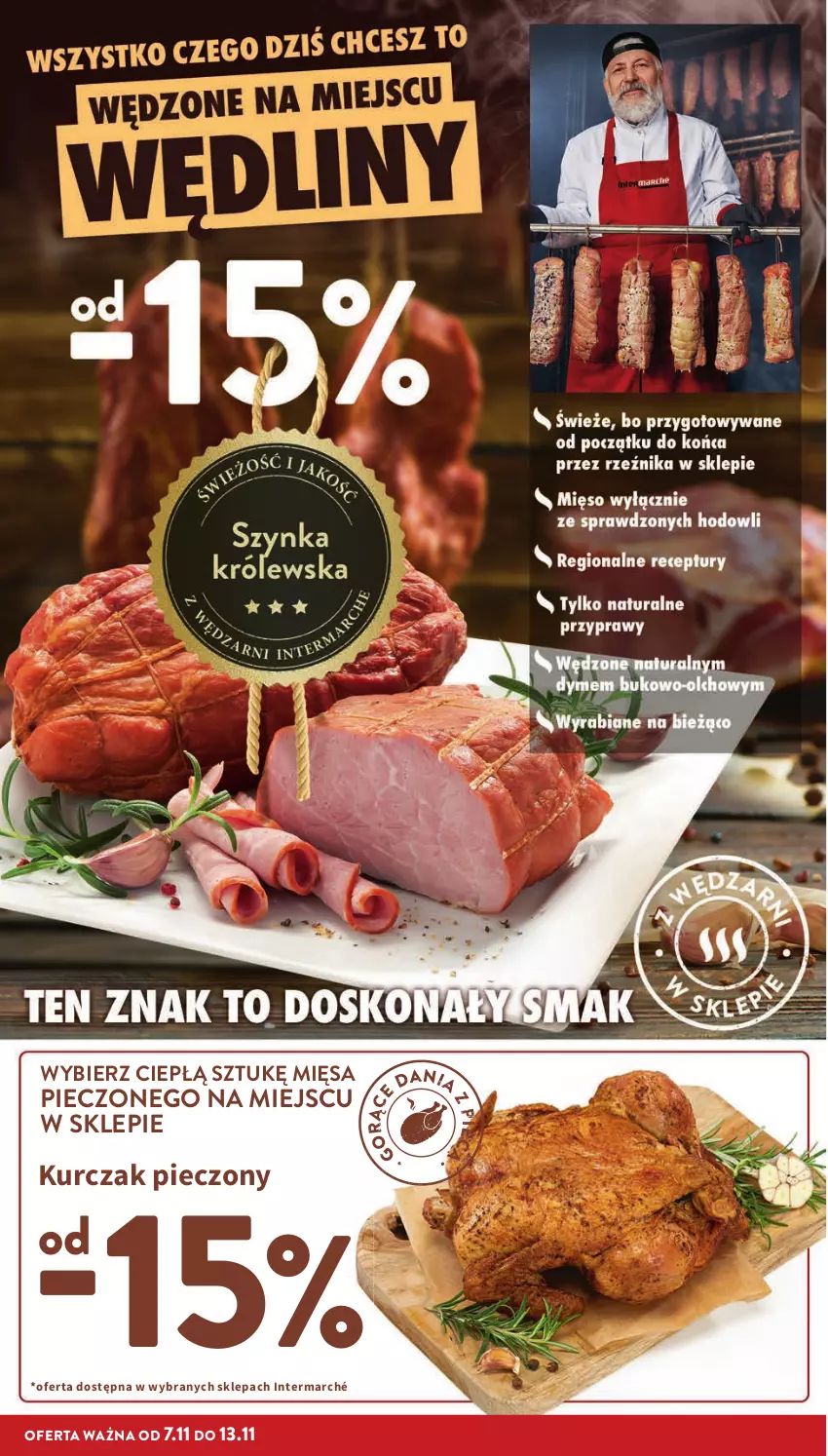 Gazetka promocyjna Intermarche - Gazetka Intermarche - ważna 07.11 do 13.11.2024 - strona 14 - produkty: Kurczak, Piec