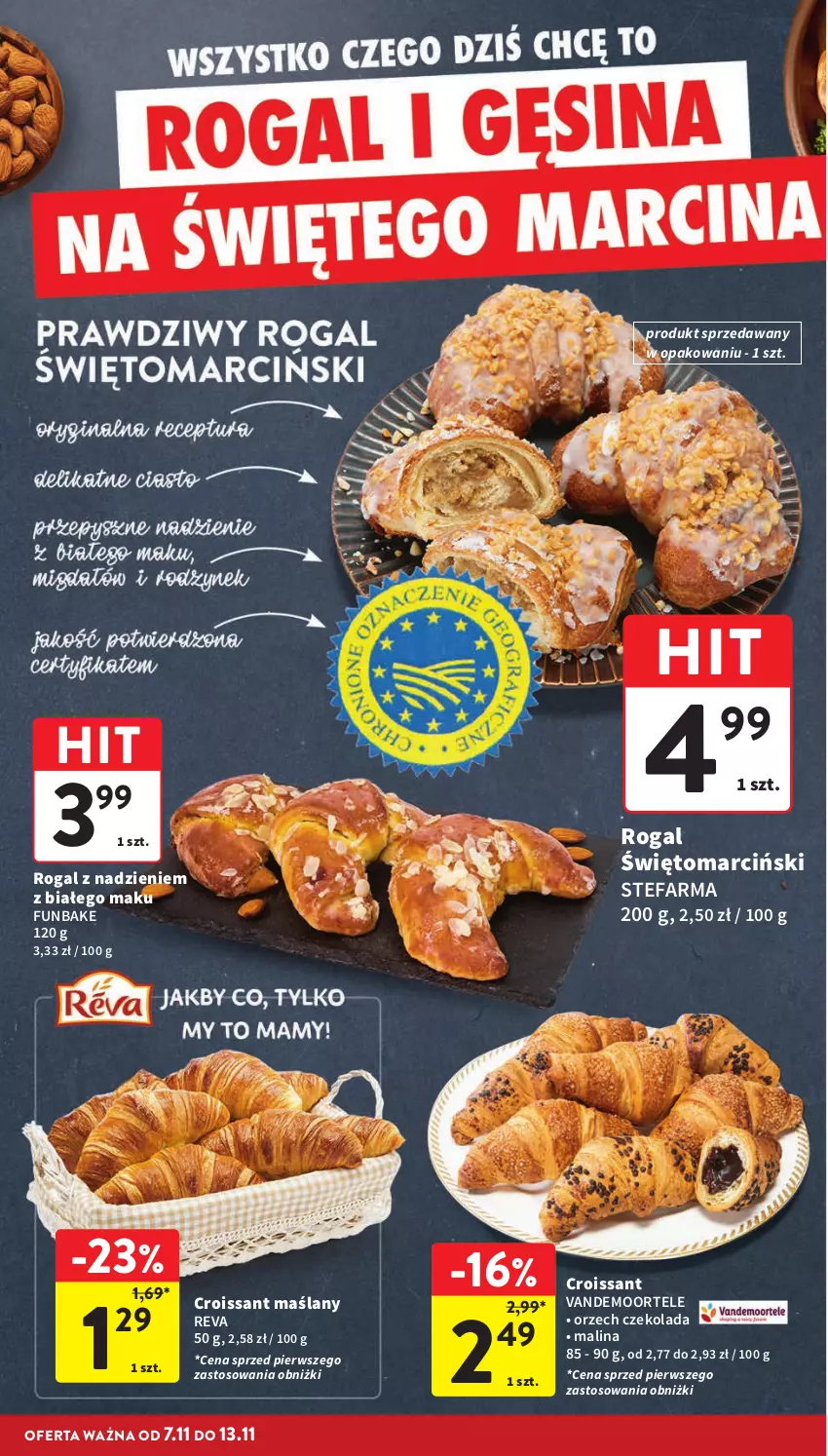 Gazetka promocyjna Intermarche - Gazetka Intermarche - ważna 07.11 do 13.11.2024 - strona 6 - produkty: Croissant, Czekolada, Fa, NBA, Rogal