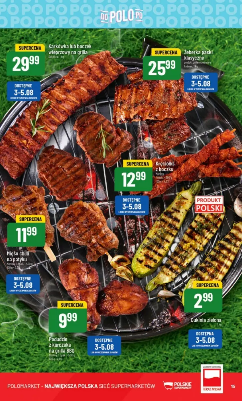 Gazetka promocyjna PoloMarket - ważna 02.08 do 08.08.2023 - strona 7 - produkty: Boczek, Grill, Sok, Sokołów, Sos