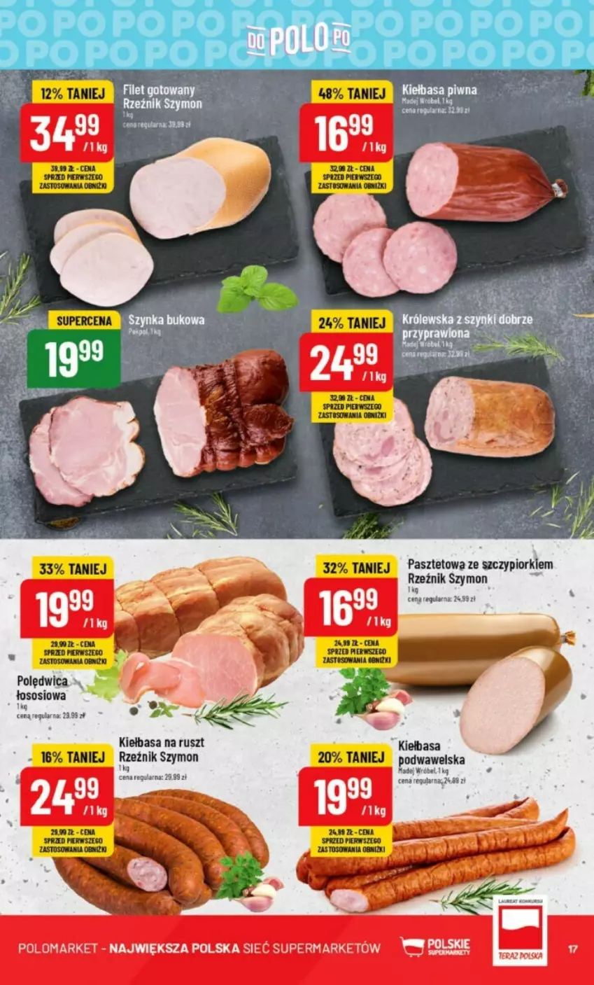 Gazetka promocyjna PoloMarket - ważna 02.08 do 08.08.2023 - strona 9 - produkty: Kiełbasa, Madej Wróbel, Pasztet, Wawel