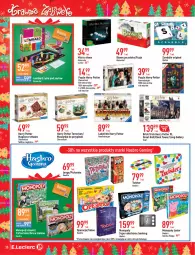 Gazetka promocyjna E Leclerc - Gazetka - ważna od 04.12 do 04.12.2021 - strona 36 - produkty: Ser, Gin, Inka, Puzzle, Ravensburger, Scrabble, Taboo, Mattel, Burger, Hasbro, Monopoly, Harry Potter