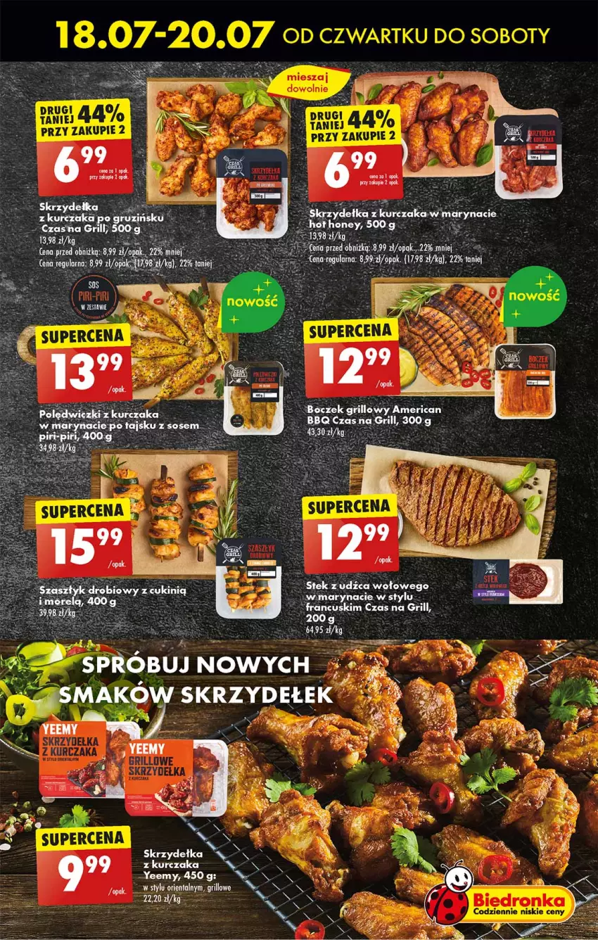 Gazetka promocyjna Biedronka - Od czwartku - ważna 18.07 do 24.07.2024 - strona 19 - produkty: Boczek, Fa, Grill, Kurczak, Por