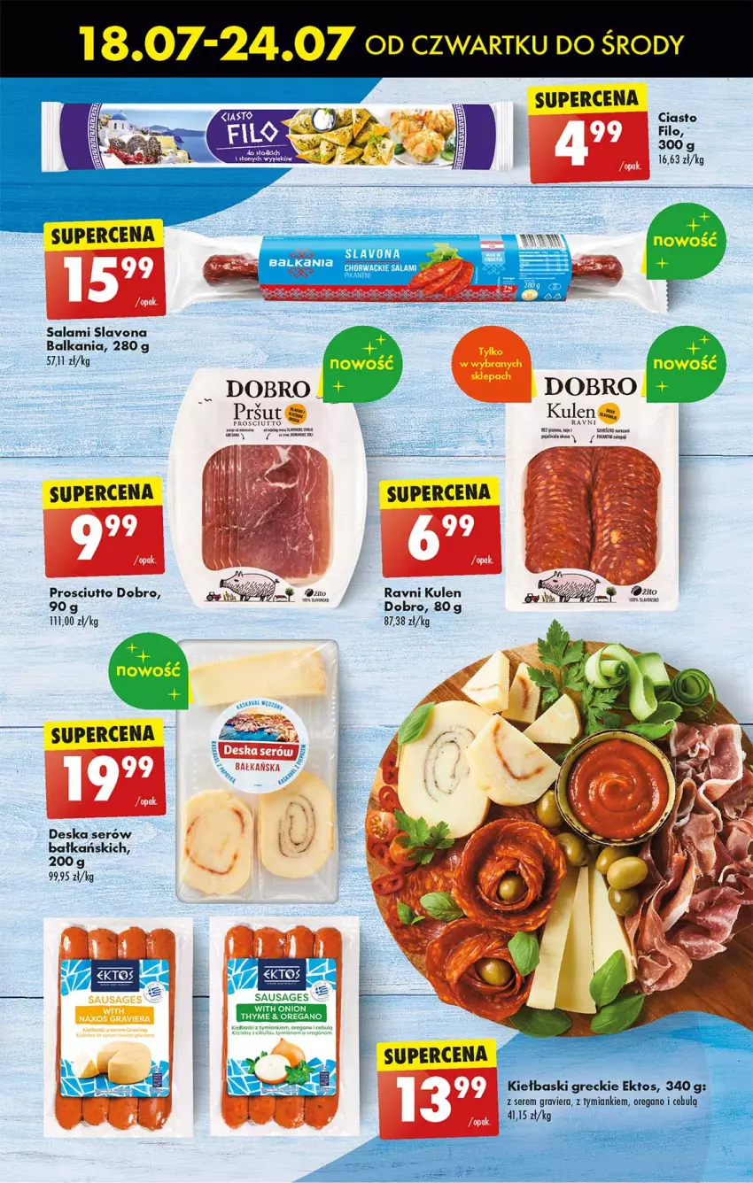 Gazetka promocyjna Biedronka - Od czwartku - ważna 18.07 do 24.07.2024 - strona 27 - produkty: Deska serów, Gra, Prosciutto, Salami, Ser