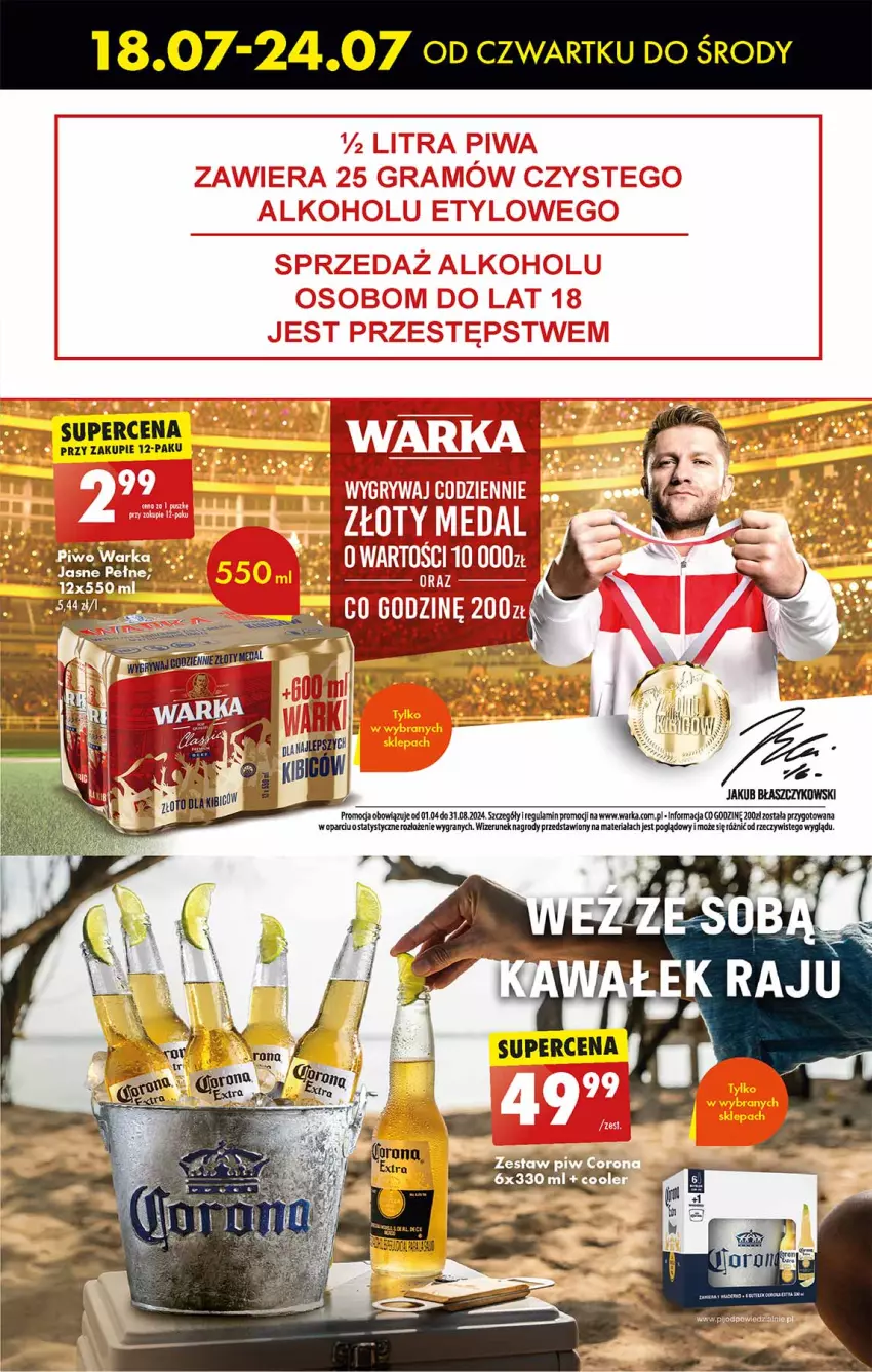 Gazetka promocyjna Biedronka - Od czwartku - ważna 18.07 do 24.07.2024 - strona 39 - produkty: Gra, Warka