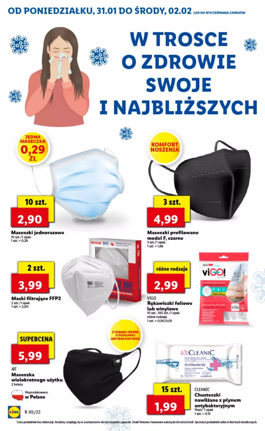 Gazetka promocyjna Lidl - GAZETKA - ważna 31.01 do 02.02.2022 - strona 58 - produkty: Chusteczki, Cleanic, JBL, Rama, Zdrowie