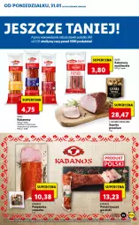 Gazetka promocyjna Lidl - GAZETKA - Gazetka - ważna od 02.02 do 02.02.2022 - strona 15 - produkty: Polędwica, Szynka premium, Duda, Szynka, Boczek, Kabanos