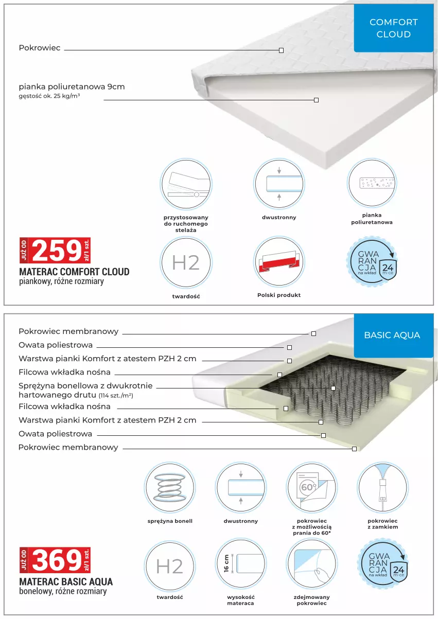 Gazetka promocyjna Merkury Market - ważna 02.05 do 31.05.2025 - strona 33 - produkty: Materac, Pokrowiec, Sok, Tera