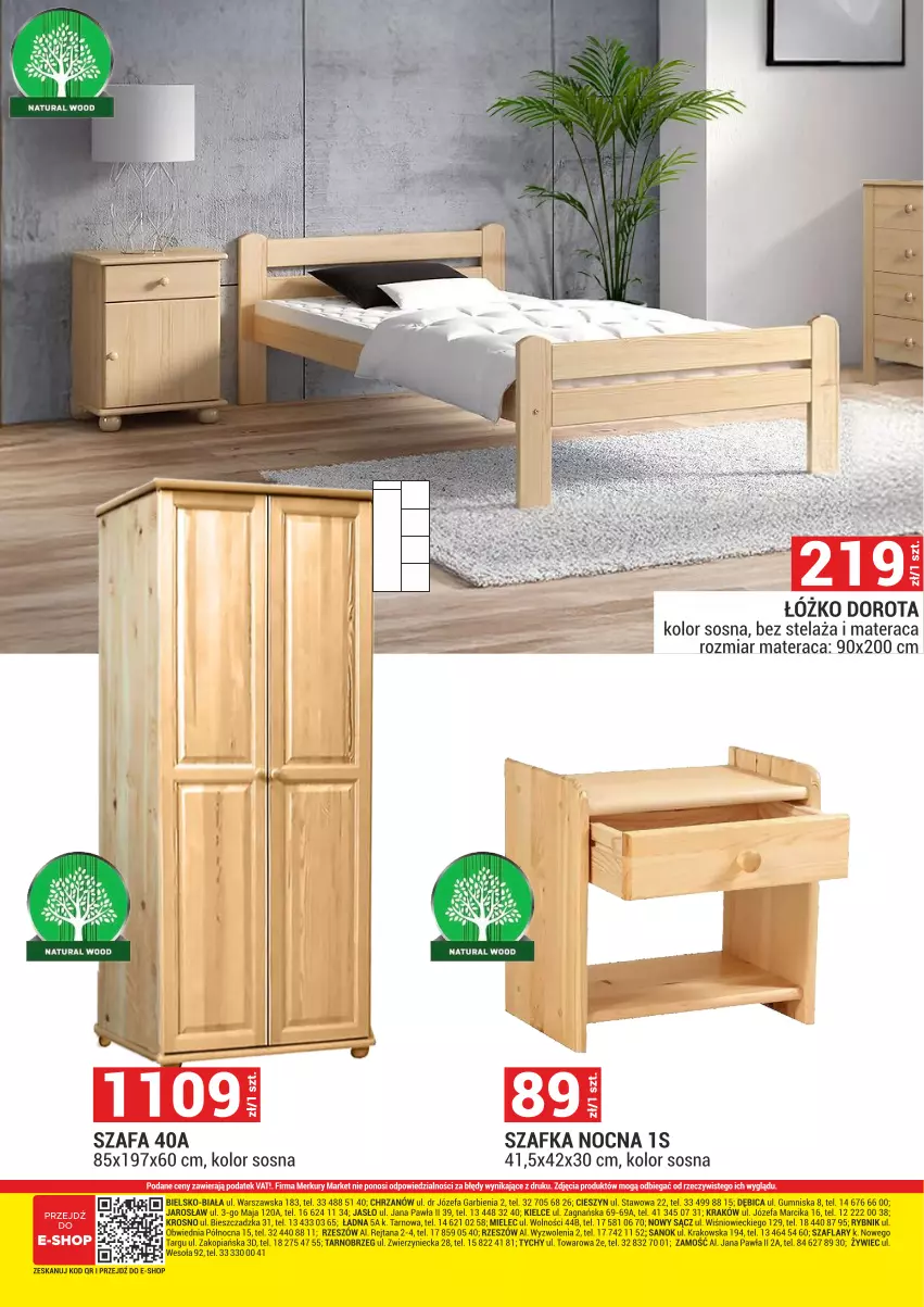 Gazetka promocyjna Merkury Market - ważna 02.05 do 31.05.2025 - strona 40 - produkty: Chrzan, Fa, Materac, Sos, Szafa, Szafka, Tera