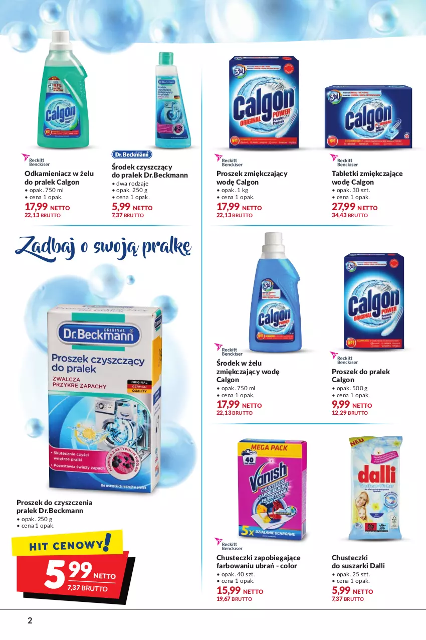 Gazetka promocyjna Makro - [Oferta specjalna] Pranie czysta przyjemność - ważna 23.08 do 05.09.2022 - strona 2 - produkty: Calgon, Chusteczki, Fa, LG, Odkamieniacz, Suszarki, Tablet