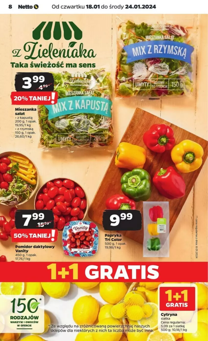 Gazetka promocyjna Netto - ważna 18.01 do 24.01.2024 - strona 19 - produkty: Kapustą, Siatka