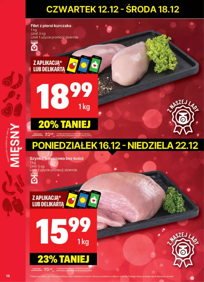 Gazetka promocyjna Delikatesy Centrum - NOWA GAZETKA Delikatesy Centrum od 16 grudnia! 16-22.12.2024 - ważna 16.12 do 22.12.2024 - strona 14 - produkty: Filet z piersi kurczaka, Koc, Kurczak, Orka