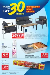 Gazetka promocyjna Makro - Oferta dla Twojego biznesu - Gazetka - ważna od 30.03 do 30.03.2024 - strona 23 - produkty: Piec, Sok, Rexona, Dezodorant, Stolik, Sofa, Sofa 2-osobowa, Rękaw do pieczenia, Blacha do pieczenia, Fotel, Fa