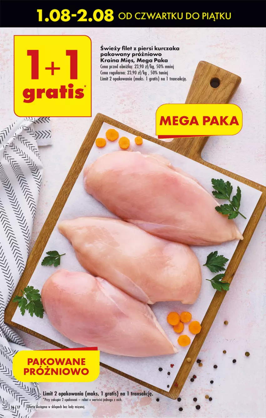 Gazetka promocyjna Biedronka - Od czwartku - ważna 01.08 do 07.08.2024 - strona 22 - produkty: Filet z piersi kurczaka, Gra, Kurczak, Tran