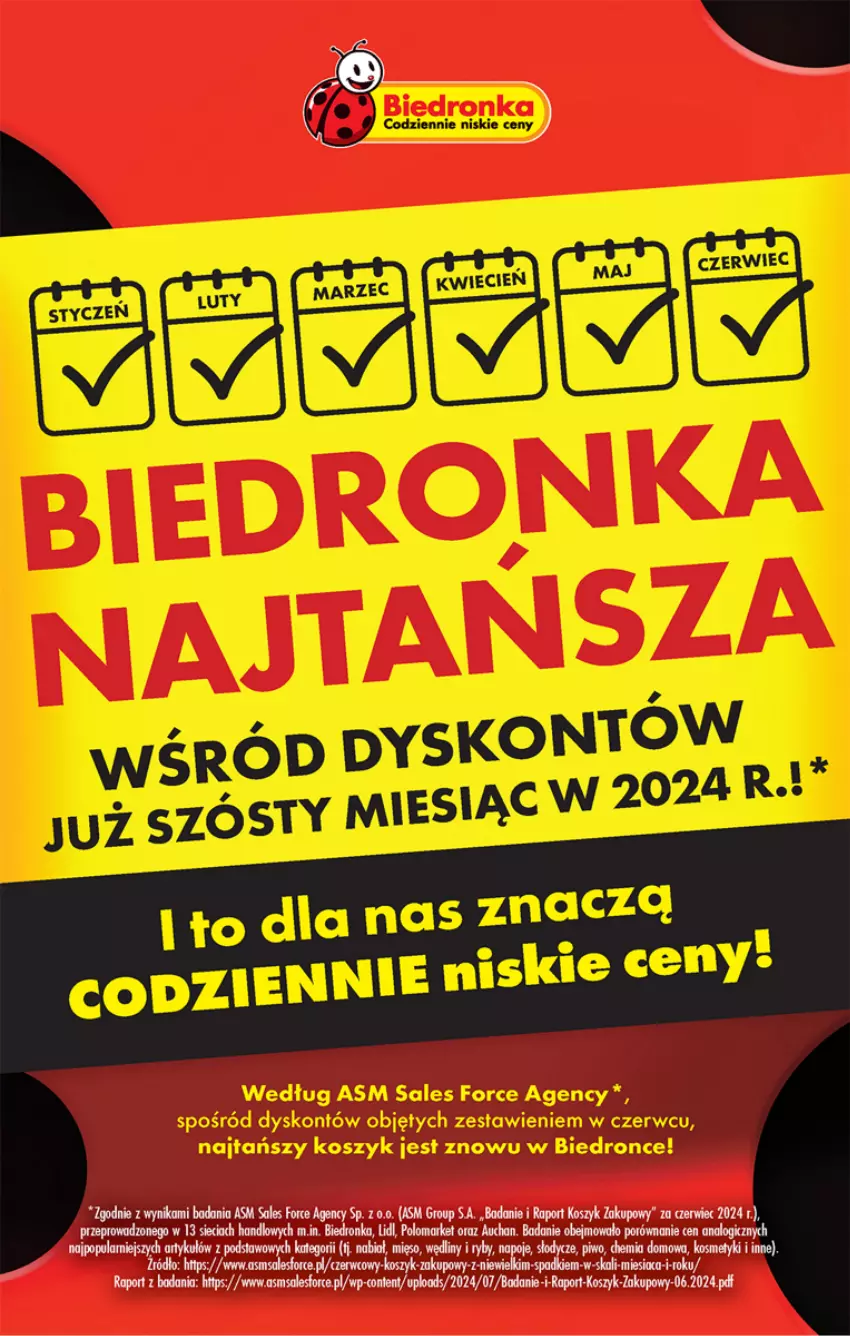 Gazetka promocyjna Biedronka - Od czwartku - ważna 01.08 do 07.08.2024 - strona 45 - produkty: Dron, Kosz, Mięso, Napoje, Piwo, Por