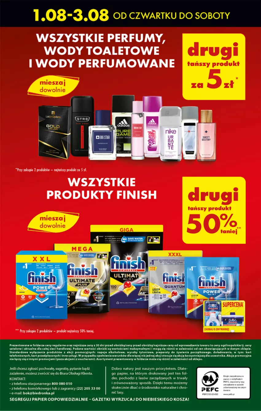 Gazetka promocyjna Biedronka - Od czwartku - ważna 01.08 do 07.08.2024 - strona 59 - produkty: Dron, Fa, Finish, Gra, Kosz, Napoje, Papier, Perfum, Telefon