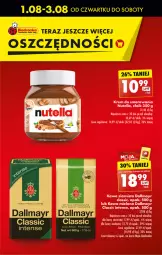 Gazetka promocyjna Biedronka - Od czwartku - Gazetka - ważna od 07.08 do 07.08.2024 - strona 9 - produkty: Nutella, Kawa ziarnista, Dallmayr, Kawa mielona, Kawa, Tera, Dron