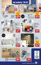 Gazetka promocyjna Aldi - Artykuły przemysłowe i tekstylia - Gazetka - ważna od 18.01 do 18.01.2025 - strona 9 - produkty: Mop, Koc, O nas, Szczypce, Szyny, Lampa