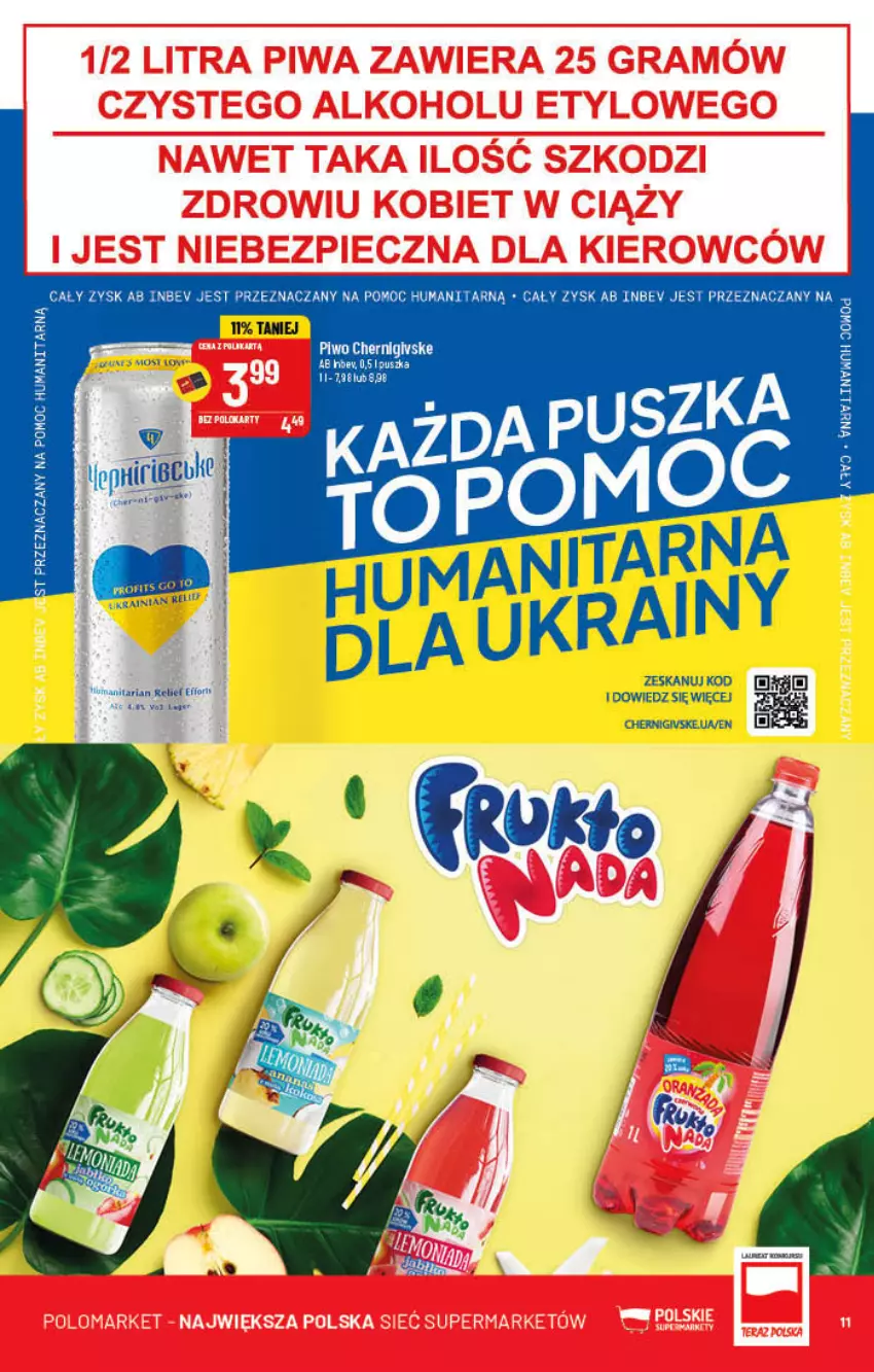 Gazetka promocyjna PoloMarket - Gazetka pomocyjna - ważna 11.05 do 17.05.2022 - strona 11 - produkty: LG, Piwo