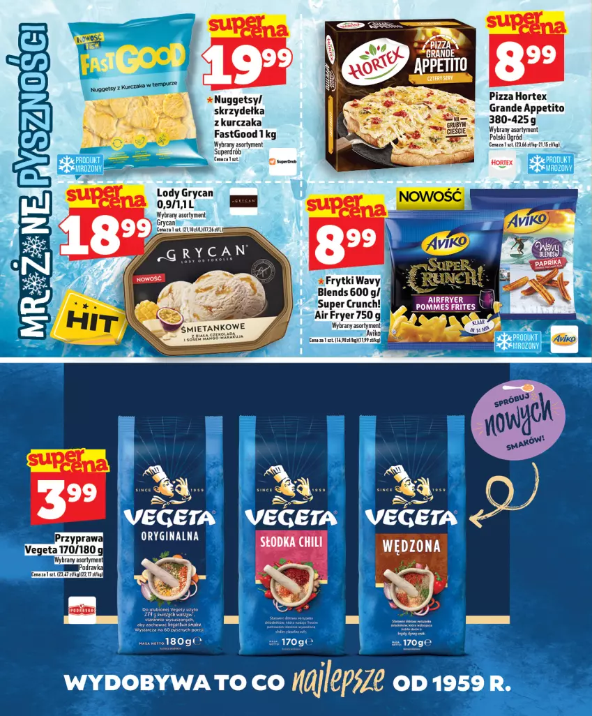 Gazetka promocyjna Topaz - Gazetka - ważna 12.03 do 18.03.2026 - strona 8 - produkty: Drób, Fa, Frytki, Gra, Gry, Hortex, Kurczak, Lody, Nike, Ogród, Pizza, Por, Wiko