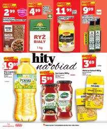 Gazetka promocyjna Topaz - Gazetka - Gazetka - ważna od 18.03 do 18.03.2026 - strona 16 - produkty: Majonez, Makaron, Top, Sos, Ryż, Gry, Gra, Kuchnia, Winiary, Goliard, Babuni, Olej rzepakowy, Oliwa z oliwek, Cenos, Kasza, Olej, Kasza gryczana, Ryż biały, Fa