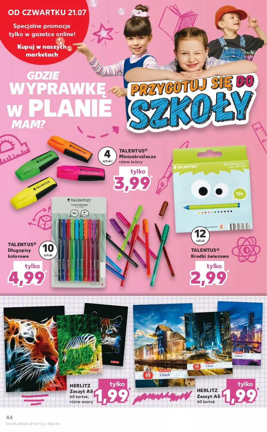 Gazetka promocyjna Kaufland - OFERTA TYGODNIA - ważna 21.07 do 27.07.2022 - strona 44 - produkty: Długopis