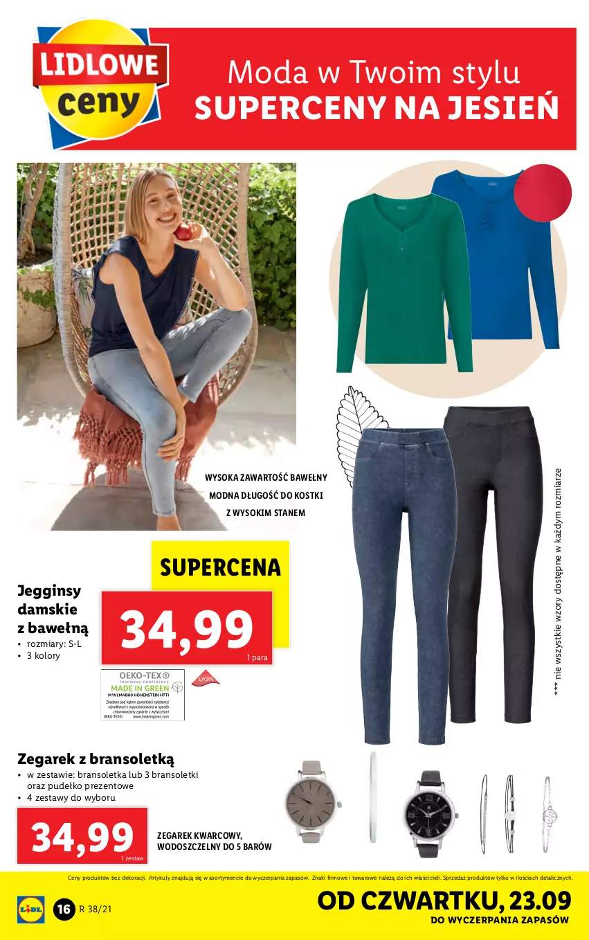 Gazetka promocyjna Lidl - GAZETKA - ważna 20.09 do 26.09.2021 - strona 16 - produkty: Bransoletka, Gin, Moda, Pudełko, Sok, Zegar, Zegarek