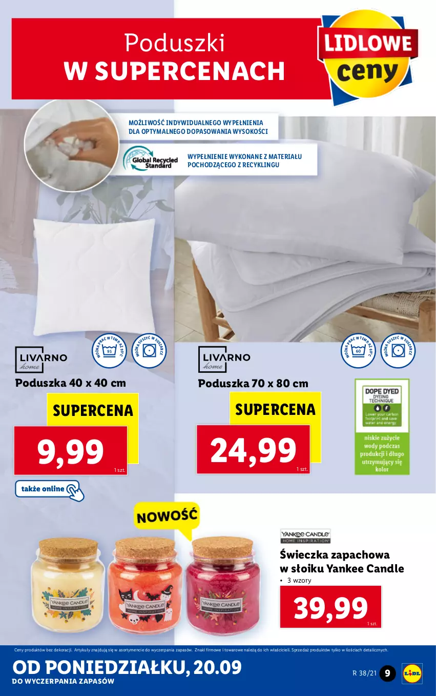 Gazetka promocyjna Lidl - GAZETKA - ważna 20.09 do 26.09.2021 - strona 9 - produkty: Poduszka, Sok