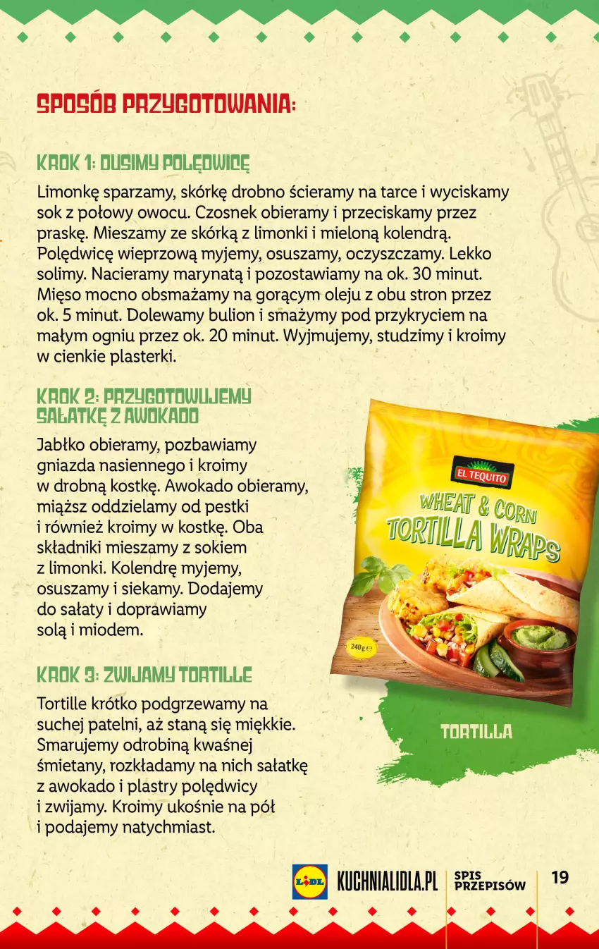 Gazetka promocyjna Lidl - KATALOG MEKSYK - ważna 11.09 do 16.09.2023 - strona 19 - produkty: Bulion, Czosnek, Kuchnia, Lion, Mięso, Olej, Plasterki, Sałat, Sok