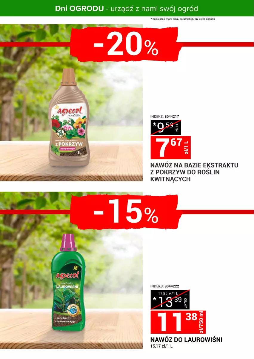 Gazetka promocyjna Merkury Market - Urządź z nami swój ogród - ważna 24.04 do 30.04.2025 - strona 8 - produkty: Laur, Nawóz, Ogród