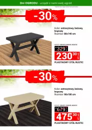 Gazetka promocyjna Merkury Market - Urządź z nami swój ogród - Gazetka - ważna od 30.04 do 30.04.2025 - strona 20 - produkty: Rust, Stół, Ogród