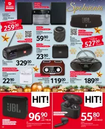 Gazetka promocyjna Selgros - Oferta przemysłowa - Gazetka - ważna od 31.12 do 31.12.2022 - strona 12 - produkty: Hama, Por, JBL, Gra, Słuchawki, Głośnik, Mikrofon, Radioodtwarzacz, Głośnik bluetooth, Słuchawki bluetooth