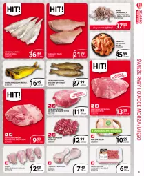 Gazetka promocyjna Selgros - Extra Oferta - Gazetka - ważna od 31.01 do 31.01.2022 - strona 3 - produkty: Kurczak, Karmazyn tusza, Szynka wieprzowa, Mięso z uda kurczaka, Karkówka wieprzowa, Ryby i owoce morza, Tusz, Szynka, Kotlet, Owoce morza, Mięso z indyka, Pstrąg, Krewetki, Owoce, Dorsz, Mięso wieprzowe, Mięso, Podudzie z kurczaka