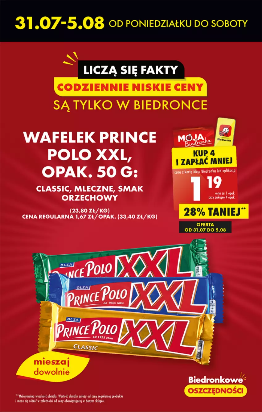 Gazetka promocyjna Biedronka - Od czwartku - ważna 03.08 do 09.08.2023 - strona 13 - produkty: Dron, Gaga, Prince Polo, Top, Wafelek