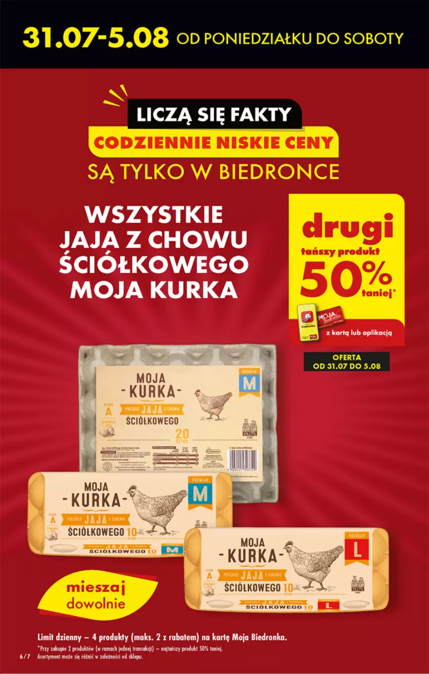 Gazetka promocyjna Biedronka - Od czwartku - ważna 03.08 do 09.08.2023 - strona 6 - produkty: Dron, Jaja, Rama