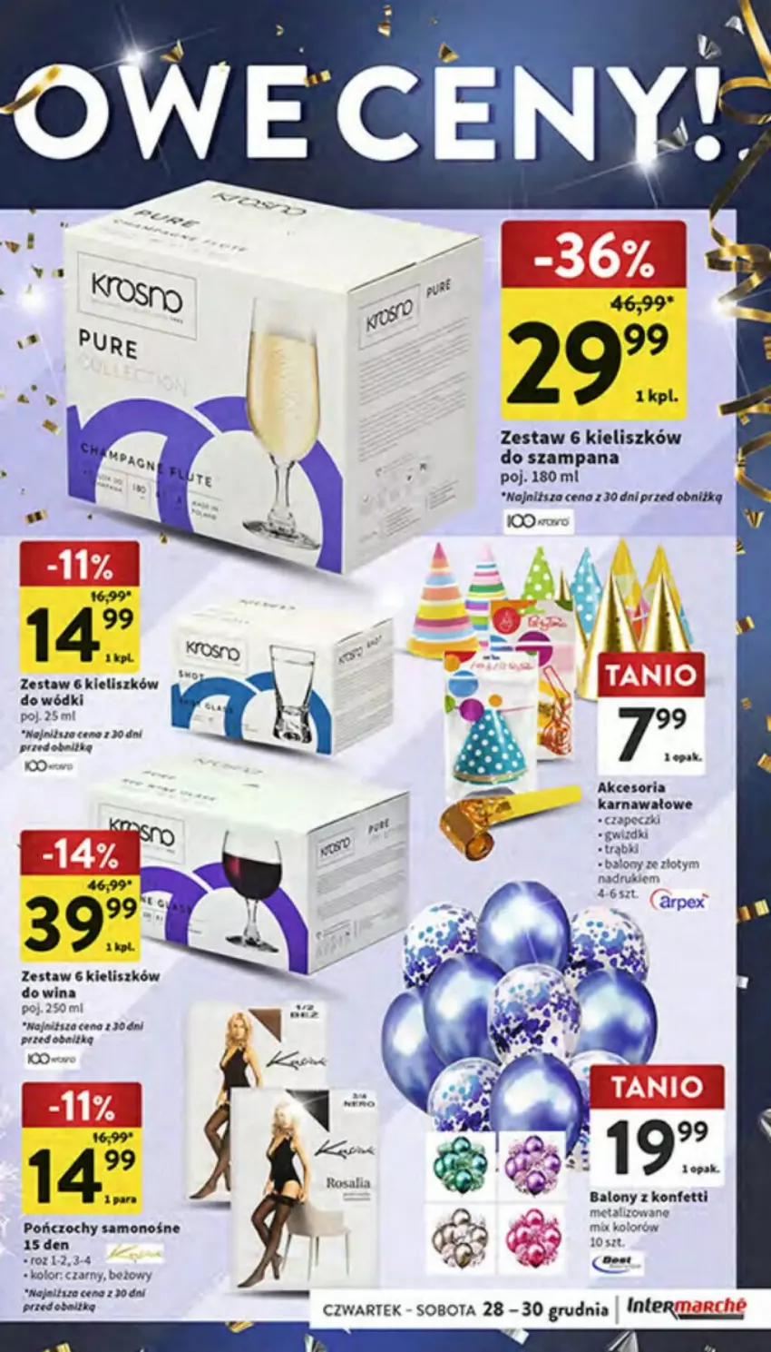 Gazetka promocyjna Intermarche - ważna 28.12.2023 do 03.01.2024 - strona 24 - produkty: Akcesoria karnawałowe, Balony, Pończochy