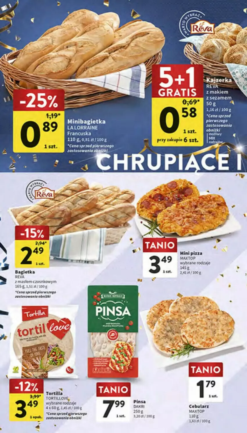 Gazetka promocyjna Intermarche - ważna 28.12.2023 do 03.01.2024 - strona 4 - produkty: Bagietka, Por, Top, Tortilla