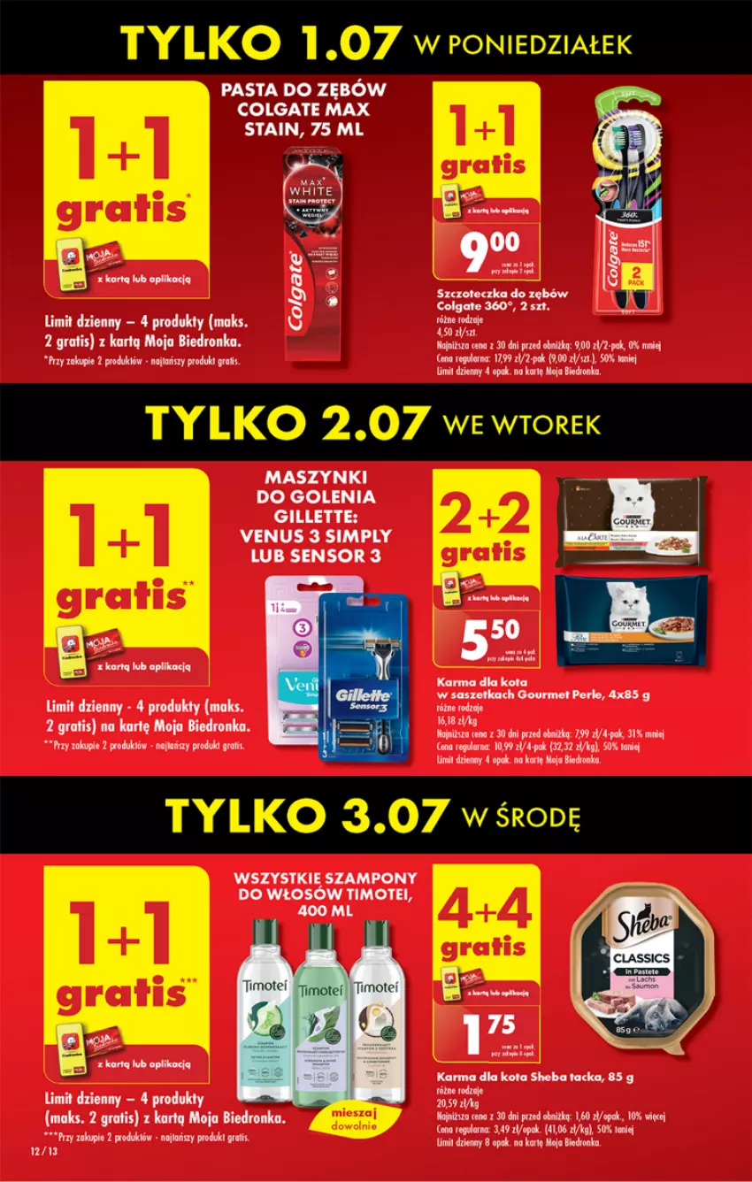 Gazetka promocyjna Biedronka - Od poniedzialku - ważna 01.07 do 06.07.2024 - strona 14 - produkty: Colgate, Dron, Gala, Gra, LG, Ser, Szampon, Venus