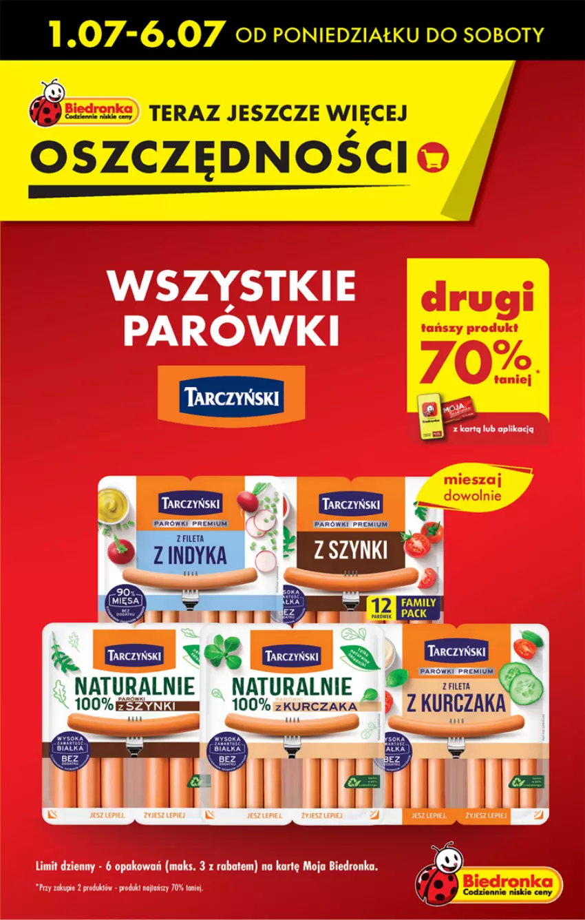 Gazetka promocyjna Biedronka - Od poniedzialku - ważna 01.07 do 06.07.2024 - strona 9 - produkty: Dron, Fa, Parówki, Tera