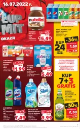 Gazetka promocyjna Kaufland - OFERTA TYGODNIA - Gazetka - ważna od 20.07 do 20.07.2022 - strona 3 - produkty: Piwa, Piwo, Domestos, Nutella, Gra, 7up, Danone, Namysłów, Mirinda, Płyn do czyszczenia wc, Paluszki rybne, Actimel, Pepsi, Silan, Płyn do płukania, Napój gazowany, Ferrero, Napój