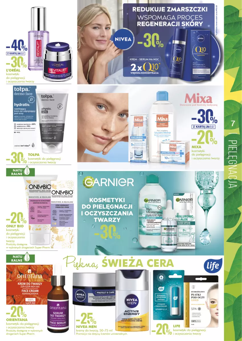 Gazetka promocyjna Super Pharm - Gazetka - ważna 21.04 do 04.05.2022 - strona 7 - produkty: Fa, Garnier, Hydrożelowe płatki pod oczy, Mars, Mixa, Nivea, Nivea Men, Rum, Ser, Serum, Tołpa