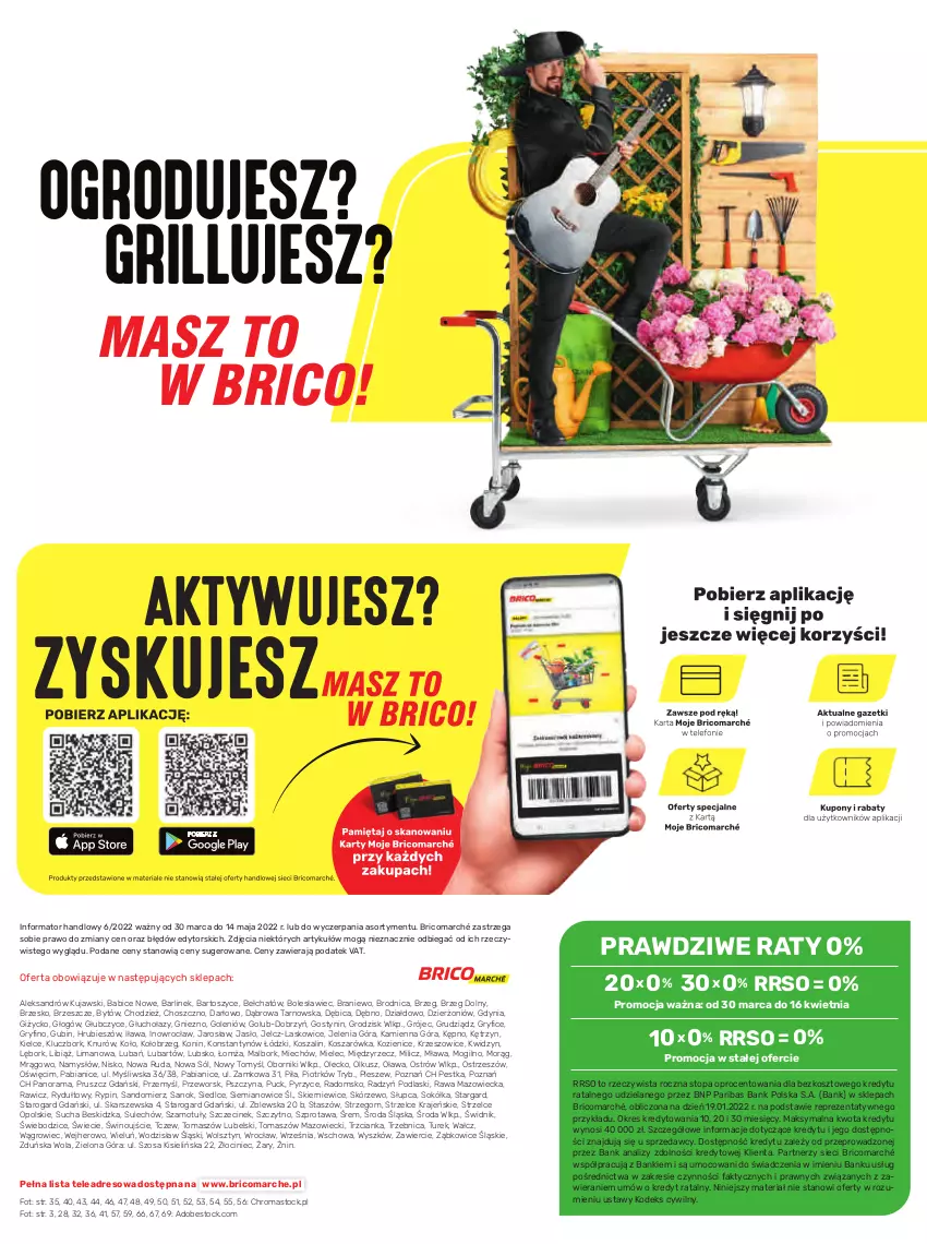 Gazetka promocyjna Bricomarche - Gazetka - ważna 30.03 do 14.05.2022 - strona 76 - produkty: BIC, Dres, Fa, Grill, Gry, Kisiel, Kosz, Kujawski, Namysłów, Podlaski, Rama, Sok, Sokół, Sól, Sprzedawcy, Stock, Szal, Szprot, Top, Wino