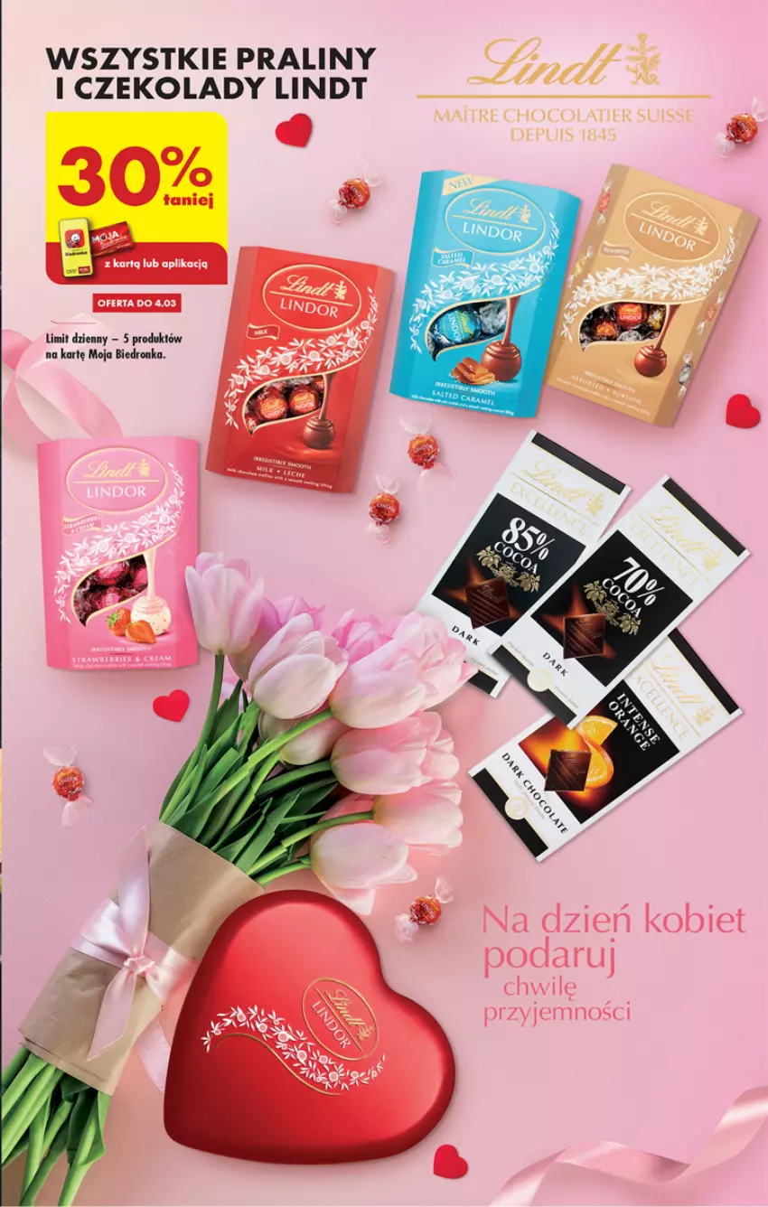 Gazetka promocyjna Biedronka - ważna 02.03 do 08.03.2023 - strona 43 - produkty: Dron, Lindt, Praliny