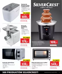 Gazetka promocyjna Lidl - KATALOG SILVERCREST - Gazetka - ważna od 31.08 do 31.08.2023 - strona 11 - produkty: Piec, Silvercrest, Top, Rum, Gra, Automat do pieczenia chleba, Miarka, Maszynka do mielenia, Kawa, Kosz, Dżem, Szynka, Talerz, Kuchenka mikrofalowa, Szczypce, Blacha do pieczenia, Maszynka, Chleb, Piekarnik, Grill, Fa