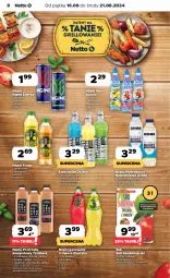 Gazetka promocyjna Netto - Artykuły spożywcze - Gazetka - ważna od 21.08 do 21.08.2024 - strona 8 - produkty: Sok, Por, Gin, Lemoniada, Ananas, Kiwi, Pomelo, Napój gazowany, Tymbark, Limonka, Aronia, Oshee, Owoce, Napój, Grejpfrut