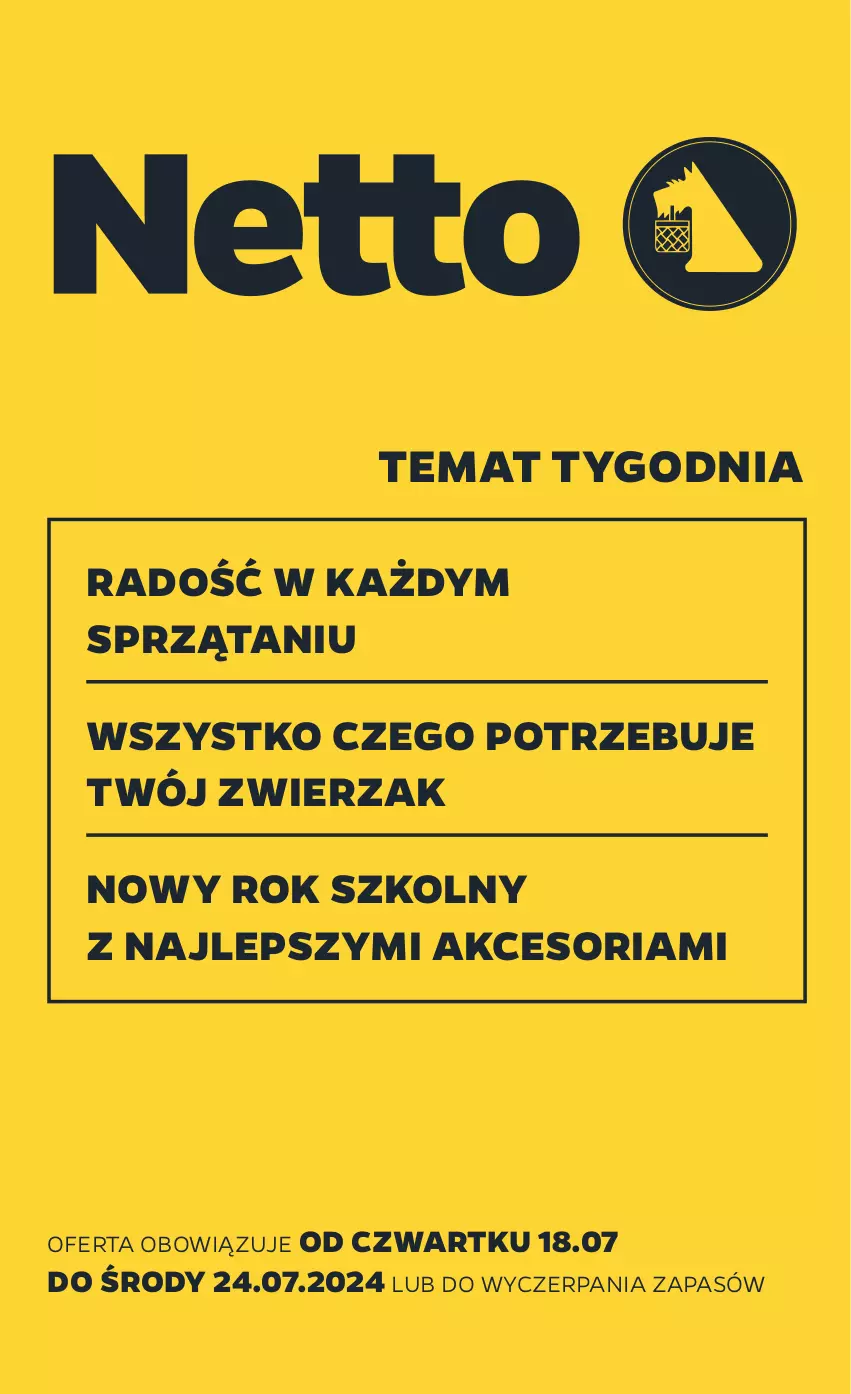 Gazetka promocyjna Netto - Akcesoria i dodatki - ważna 18.07 do 24.07.2024 - strona 1