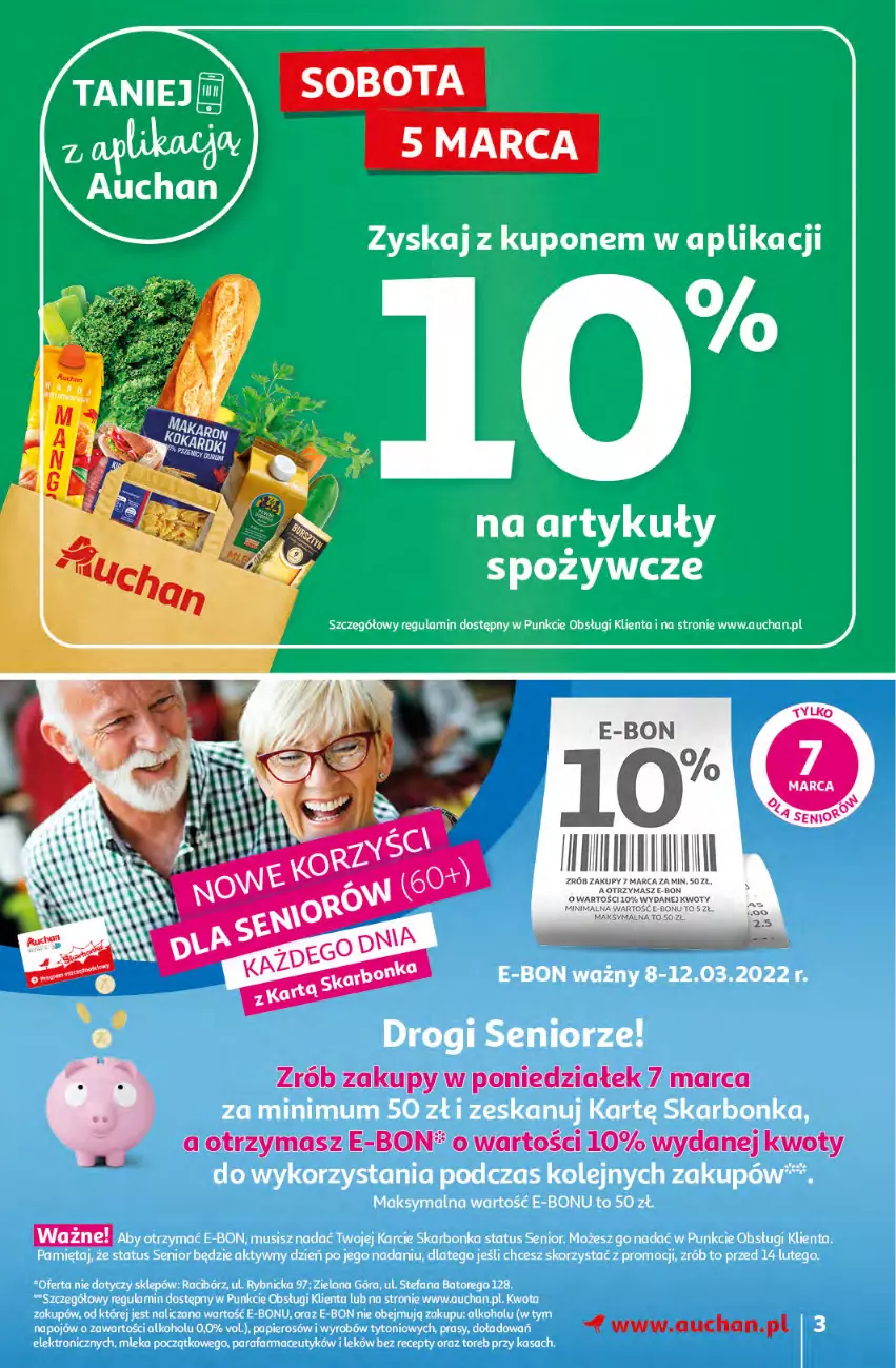 Gazetka promocyjna Auchan - przeNISKIE CENY prze smacznego Dnia Kobiet Hipermarkety - ważna 03.03 do 09.03.2022 - strona 3